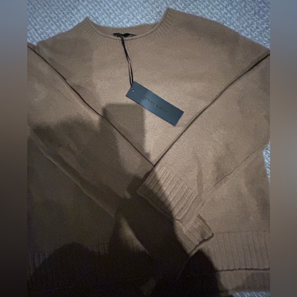 JENNI KAYNE
Everyday Sweater. Dark Camel. Size small. New with Tags. - Picture 6 of 6